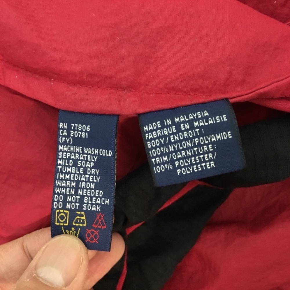 Tommy Hilfiger Pullover Windbreaker. Men’s Large. - Picture 8 of 8